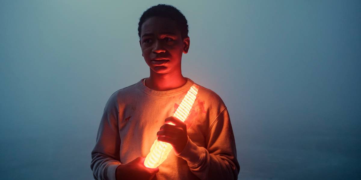 Blake Cameron James no final de IT: Welcome to Derry.