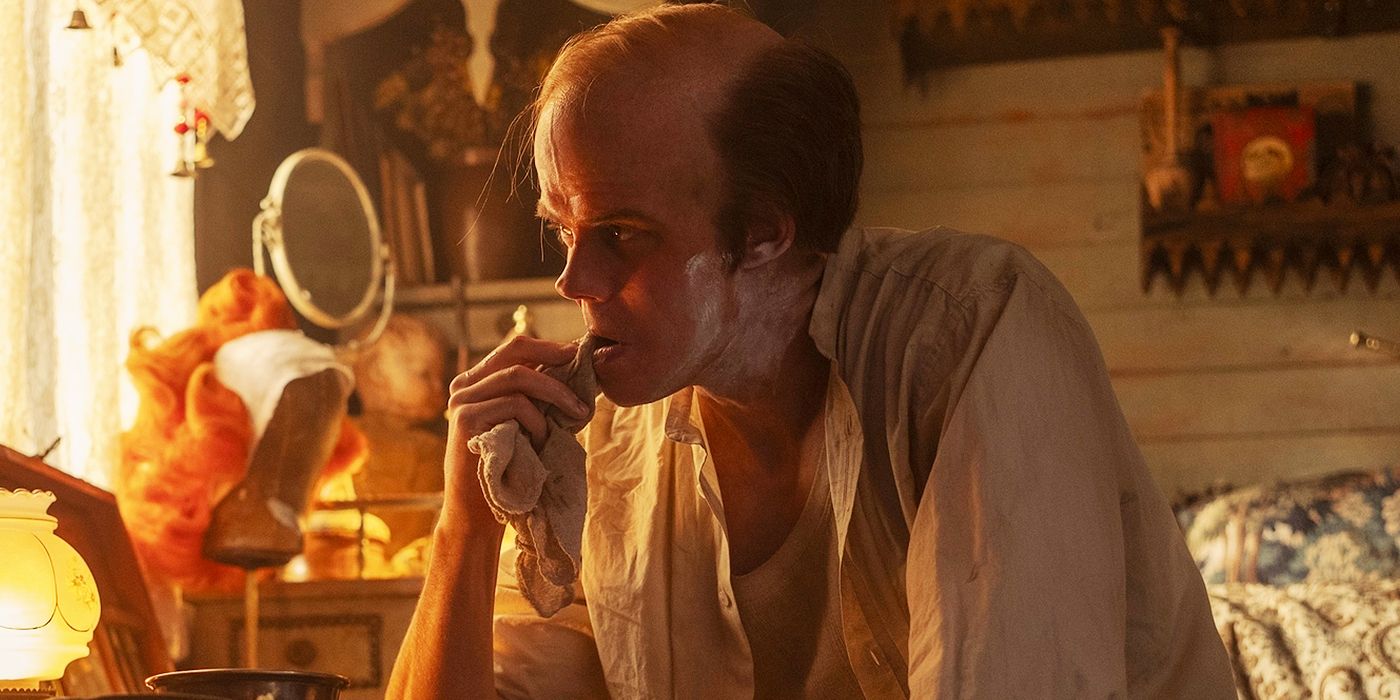 Bill Skarsgård as Bob Gray after a performance in IT: Welcome to Derry