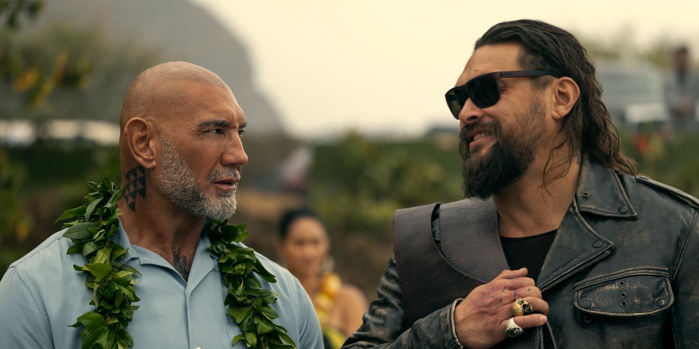 Jason Momoa and Dave Bautista Are Your Next Favorite Action Heroes in New Images for Their First Movie Together image