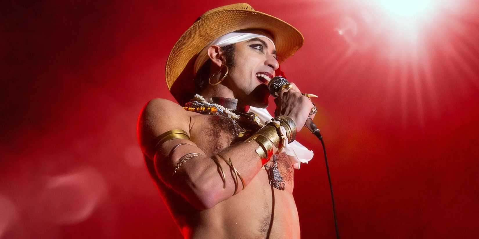 Jesuita Barbosa as Brazilian singer Net Matogrosso in 'Latin Blood - The Ballad of Ney Matogrosso' (2025)