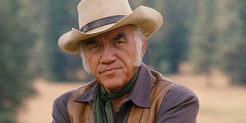 Lorne Greene as Ben Cartwright on 'Bonanza'