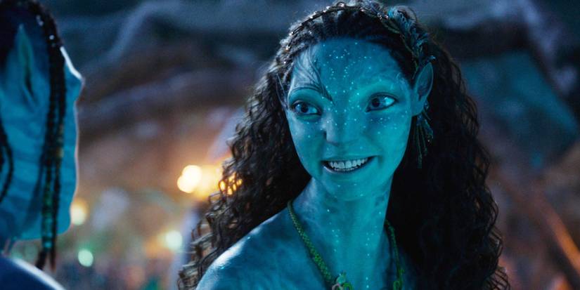 Bailey Bass smiles in Avatar Way of Water
