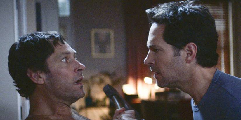 Miles (Paul Rudd) and his clone in 'Living With Yourself'
