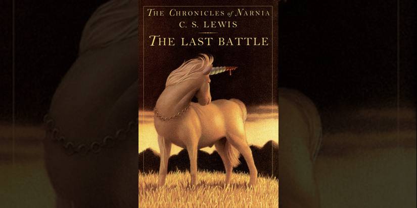 A book cover for 'The Last Battle' by C.S. Lewis, the seventh and final of 'The Chronicles of Narnia'