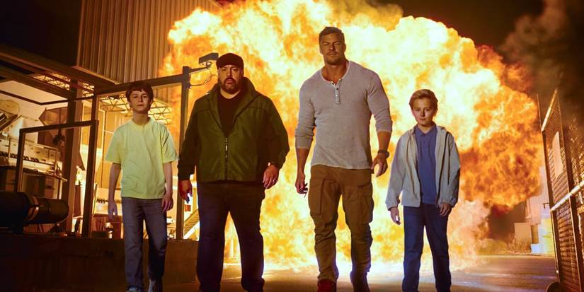 Benjamin Pajak, Kevin James, Alan Ritchson, an Banks Pierce in 'Playdate'