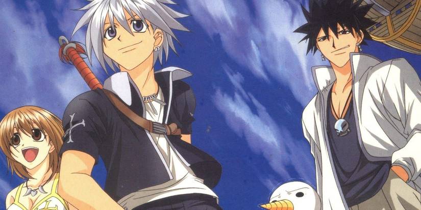 The cast of Rave Master anime