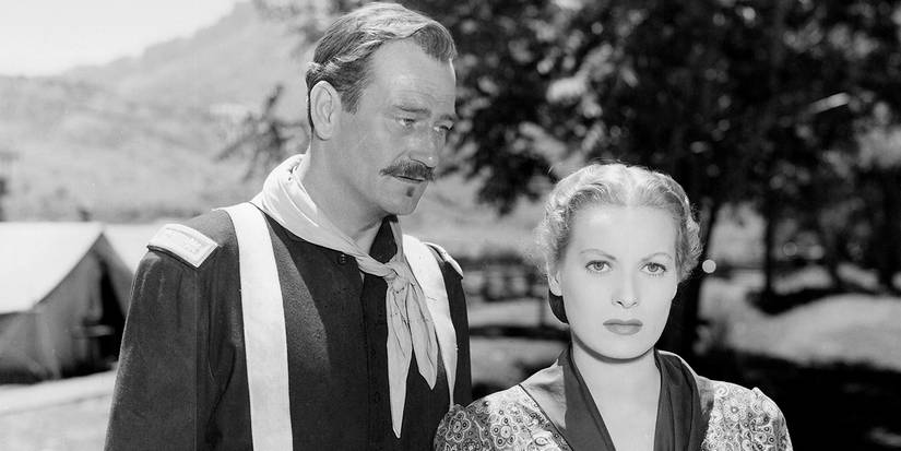 John-Wayne and Maureen-O'Hara in Rio Grande