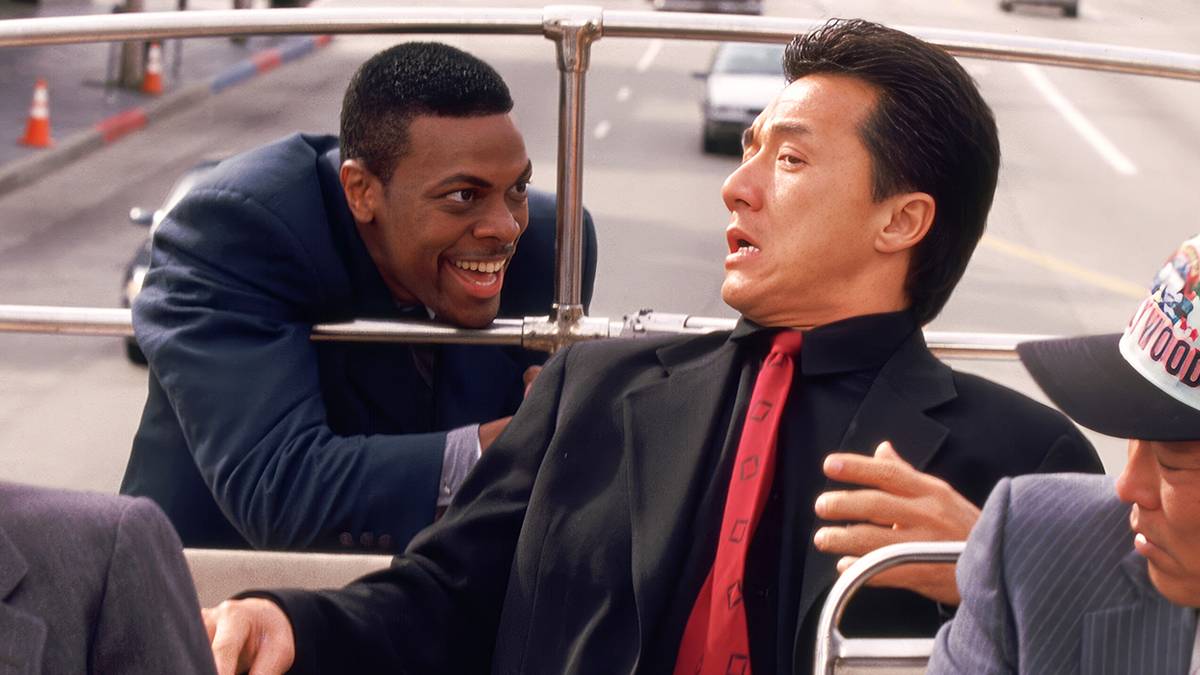 Chris Tucker and Jackie Chan in 'Rush Hour' 