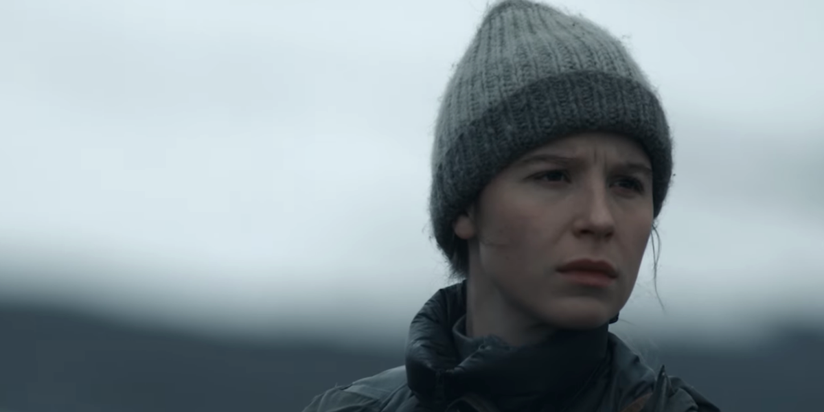 Cena da série Katla na Netflix.