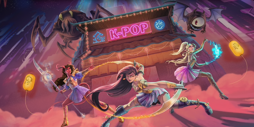 La campaña 'Ídolos de la oscuridad neón' presentó arte.