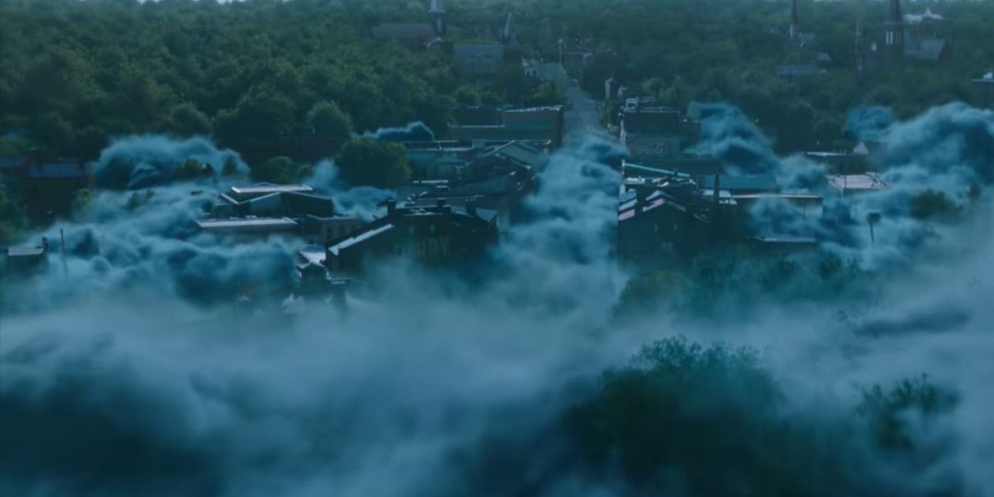 Fog rolls over the town in 'IT: Welcome to Derry'