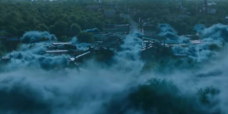 Fog rolls over the town in 'IT: Welcome to Derry'