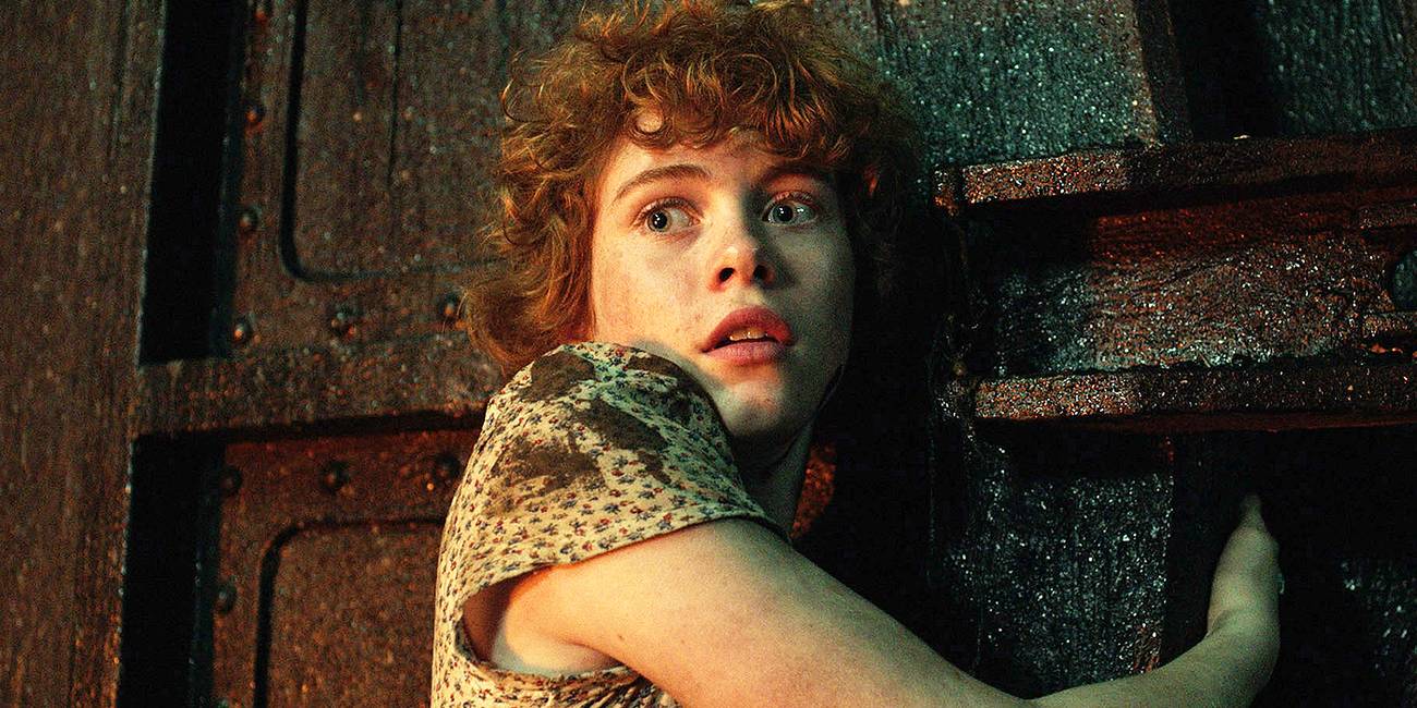 Sophia Lillis' Beverly Marsh looked scared in IT