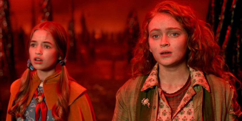 Stranger Things season 2 Escape from Camazotz Max and Holly in cave