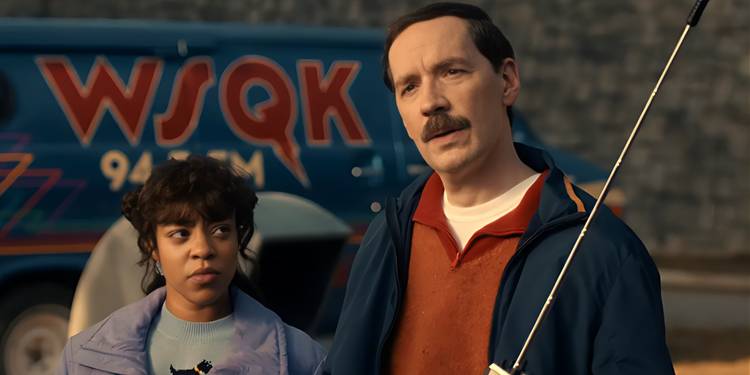 Mr. Clarke (Randy Havens) and Erica (Priah Ferguson) in Stranger Things Season 5