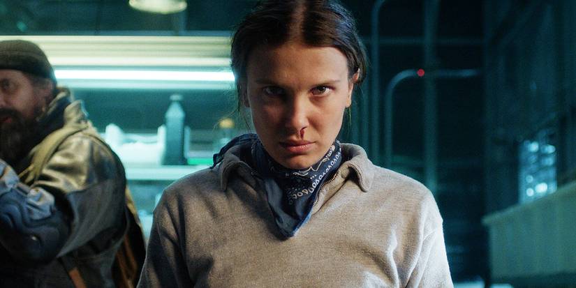 Millie Bobby Brown as Eleven in Stranger Things 5