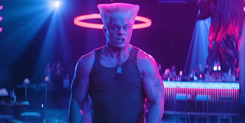 Street Fighter Guile (Cody Rhodes) prepares to fight