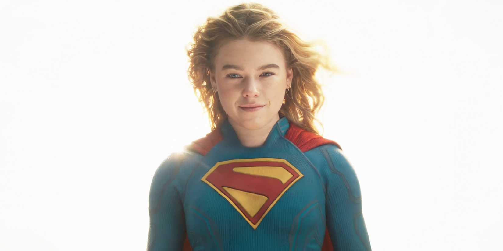 Milly Alcock smiling in 'Supergirl'
