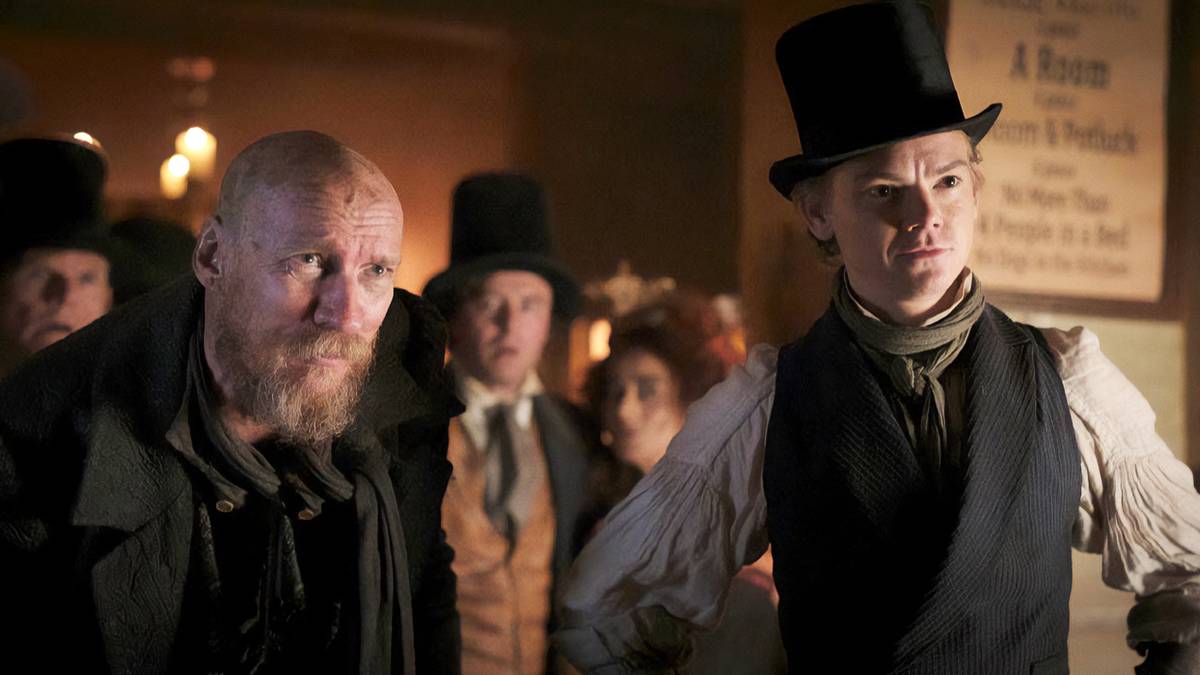 David Thewlis and Thomas Brodie-Sangster in 'The Artful Dodger'