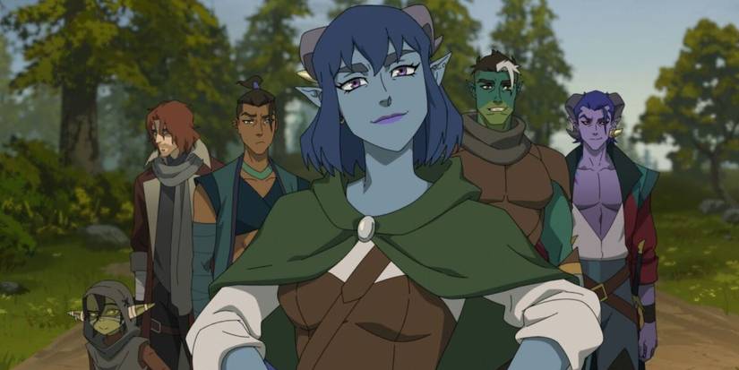 The main characters of Prime Video series The Mighty Nein.