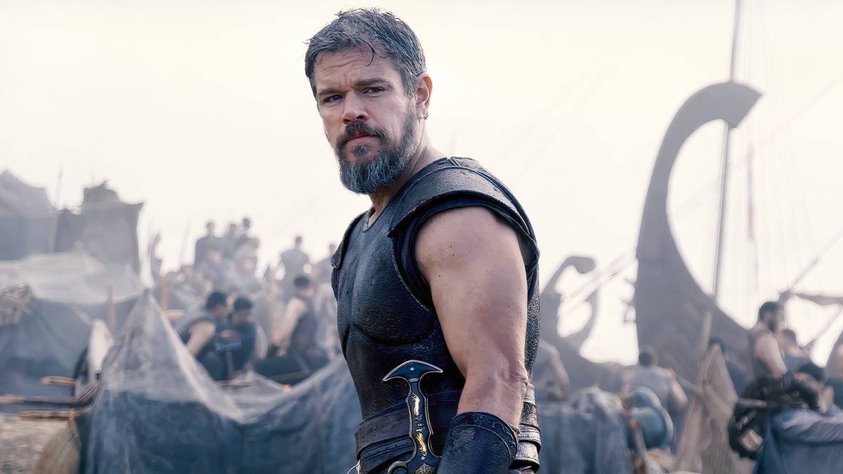 Matt Damon dalam film 'The Odyssey' karya Christopher Nolan.