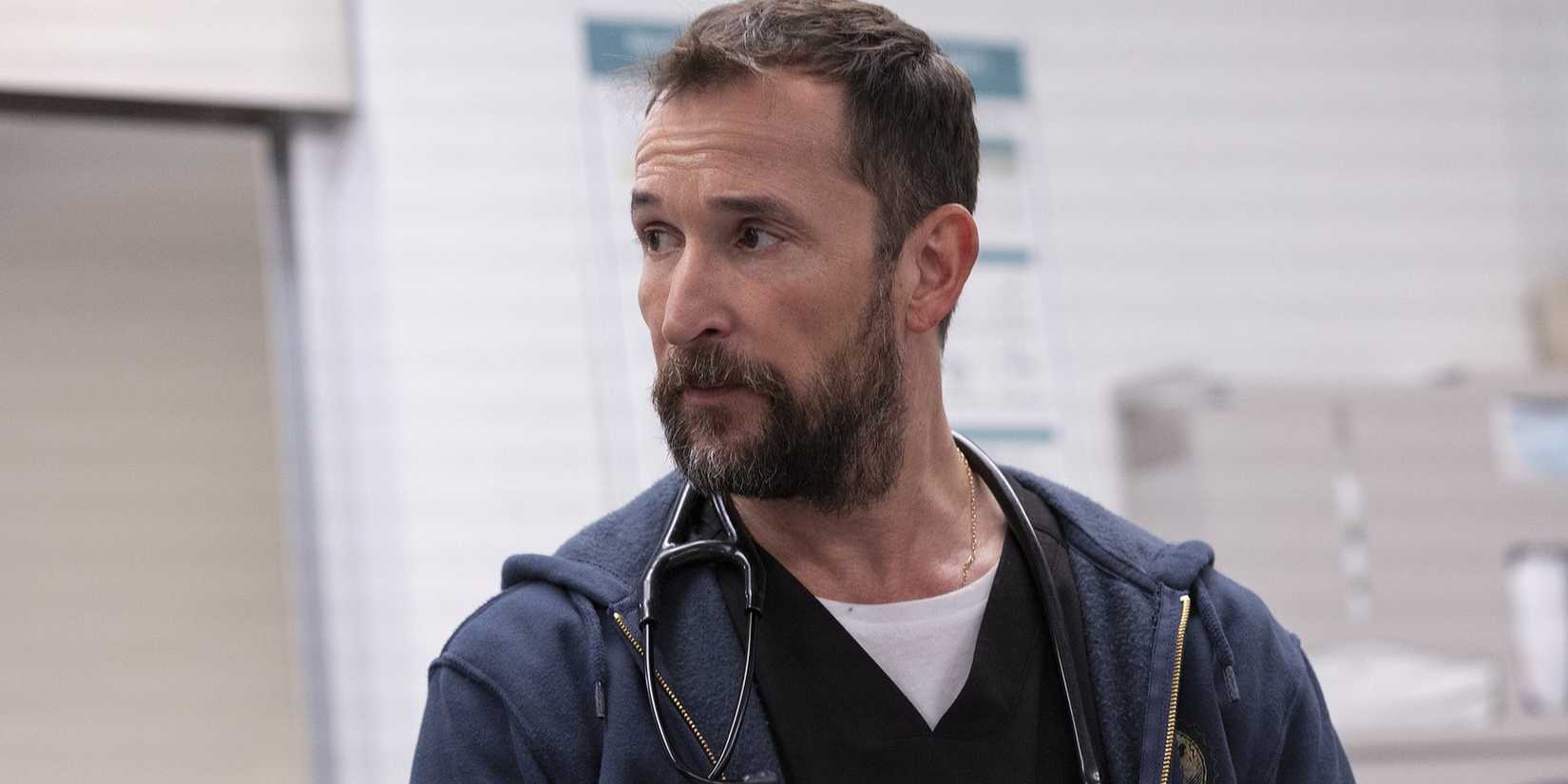 Noah Wyle in a scene from The Pitt