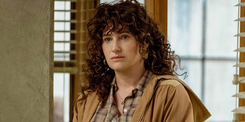Kathryn Hahn looking upset in The Shrink Next Door