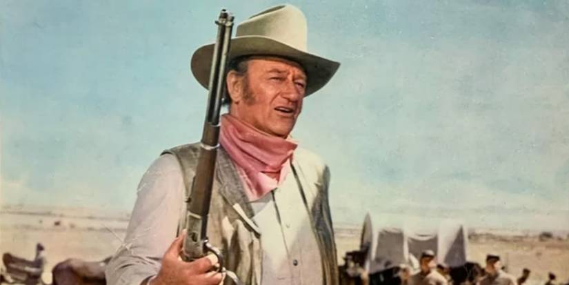 John Wayne as Colonel John Henry Thomas in 'The Undefeated'