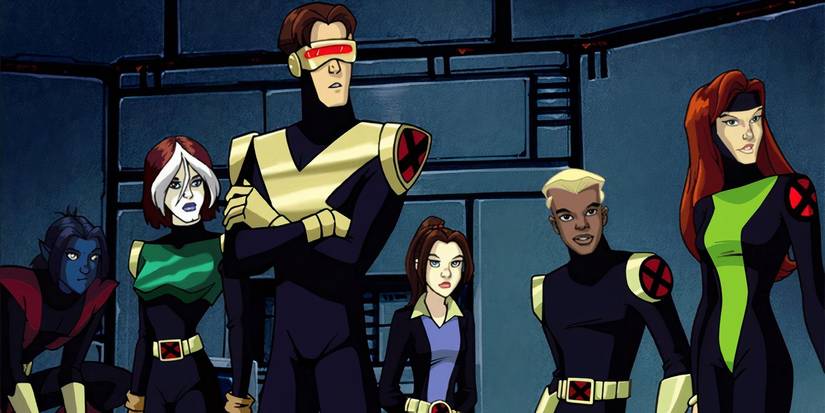 X-Men: Evolution team standing together in X-Men: Evolution