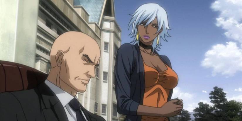 Profesor X dan Storm bersebelahan di 'X-Men' (2011)