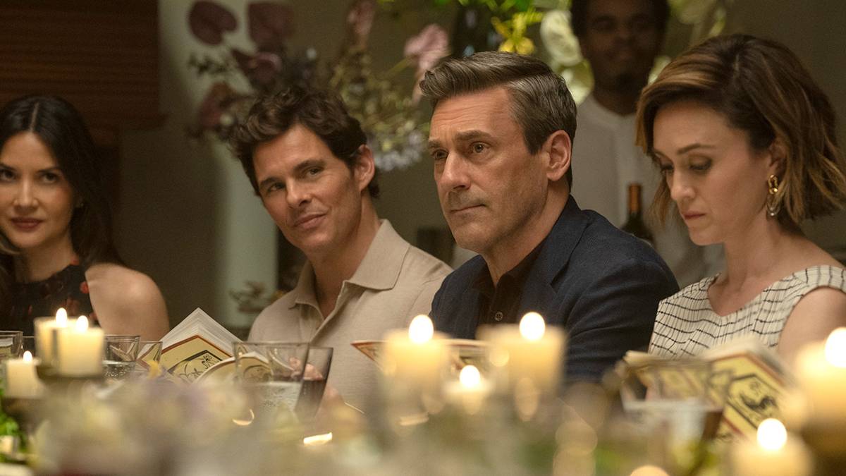 Jon Hamm and James Marsden in Your Friends and Neighbors Season 2 