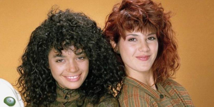 Lisa Bonet and Marisa Tomei in a promo image for 'A Different World.'
