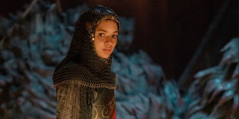 Tanselle (Tanzyn Crawford) performing in A Knight of the Seven Kingdoms Season 1 Episode 3