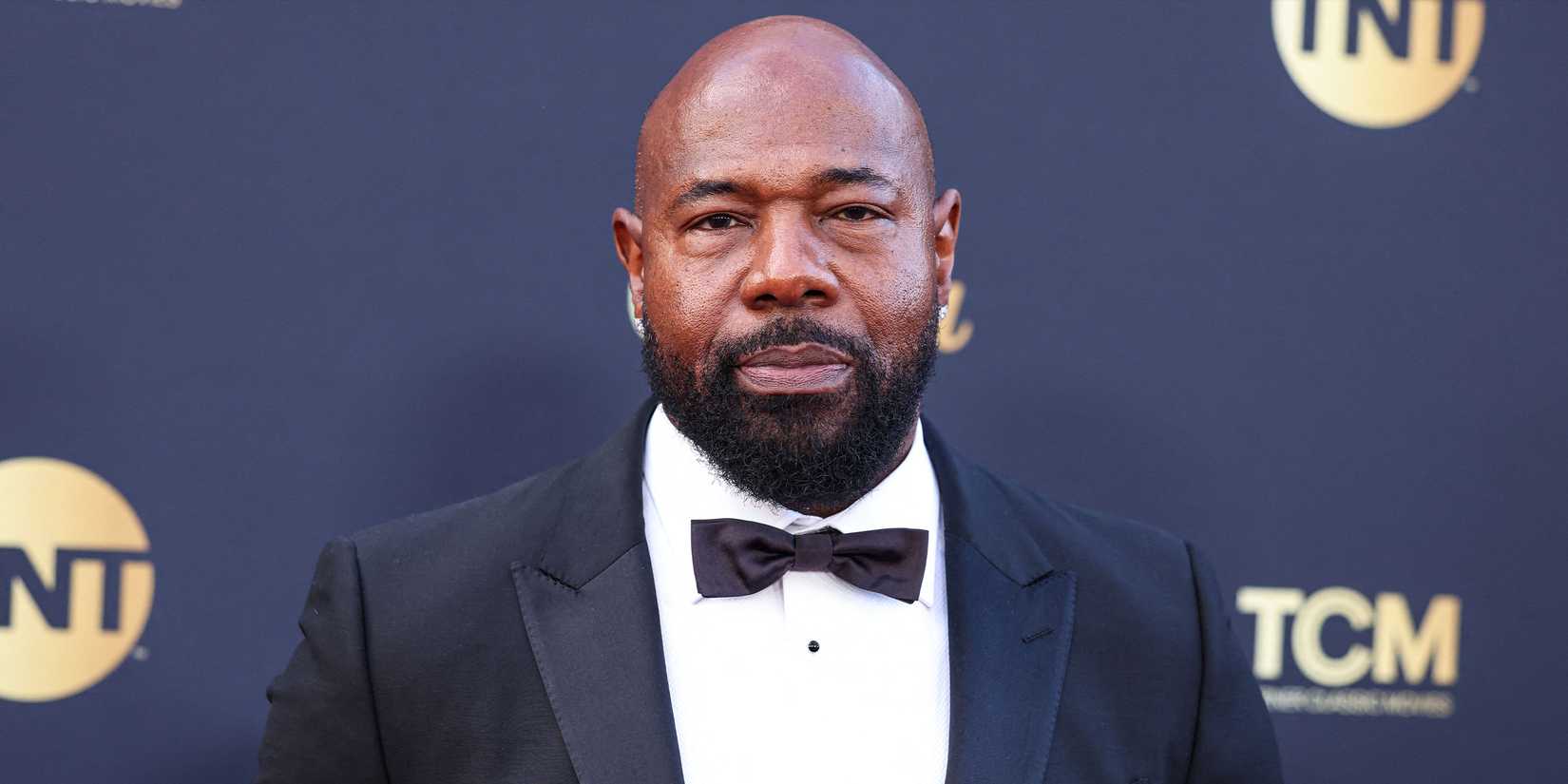 Antoine Fuqua poses on the red carpet.