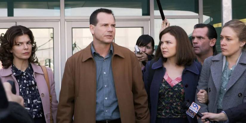Jeanne Tripplehorn, Bill Paxton, Ginnifer Goodwin, and Chloe Sevigny in 'Big Love'