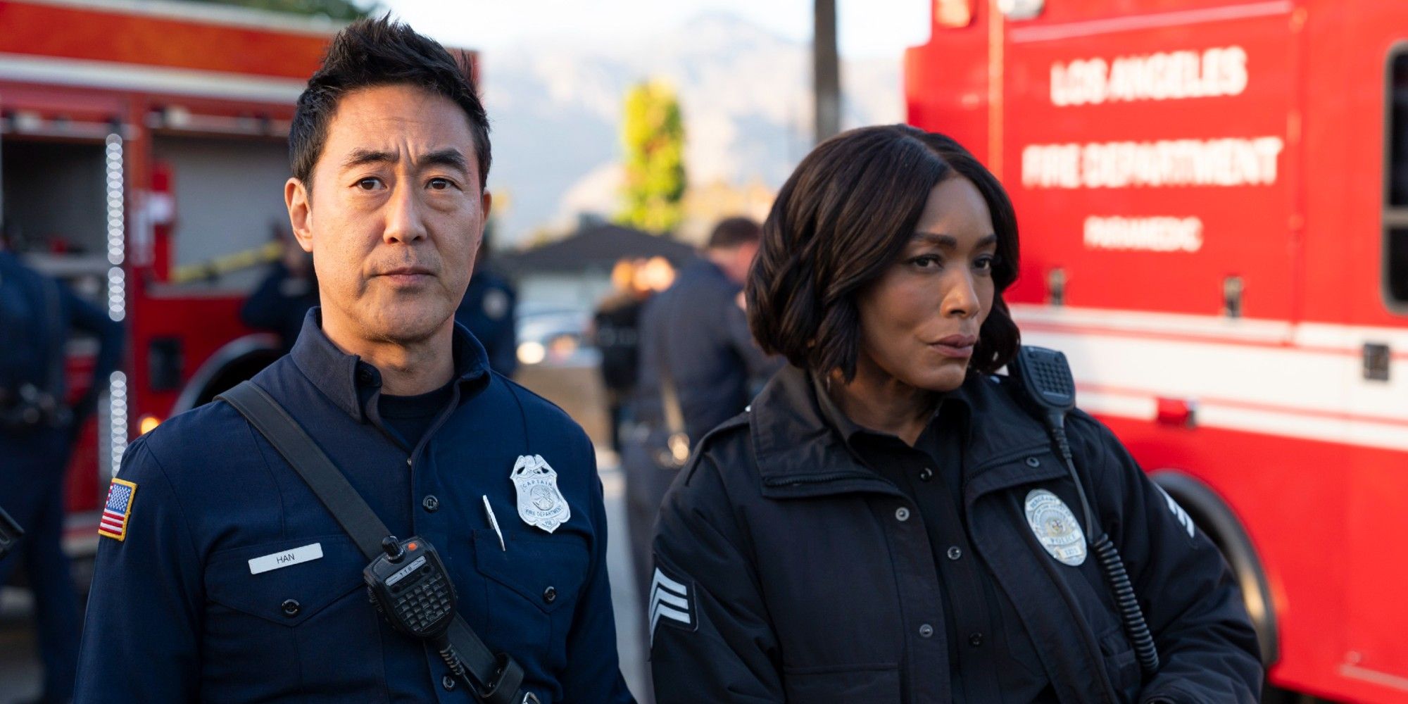 Chimney and Athena on duty together in 9-1-1 Season 9