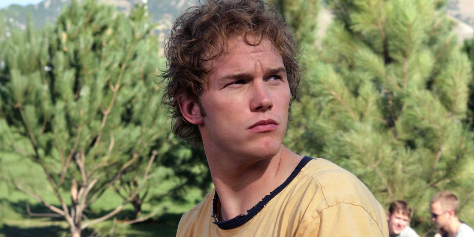 Chris Pratt's Bright Abbott looking serious in Everwood