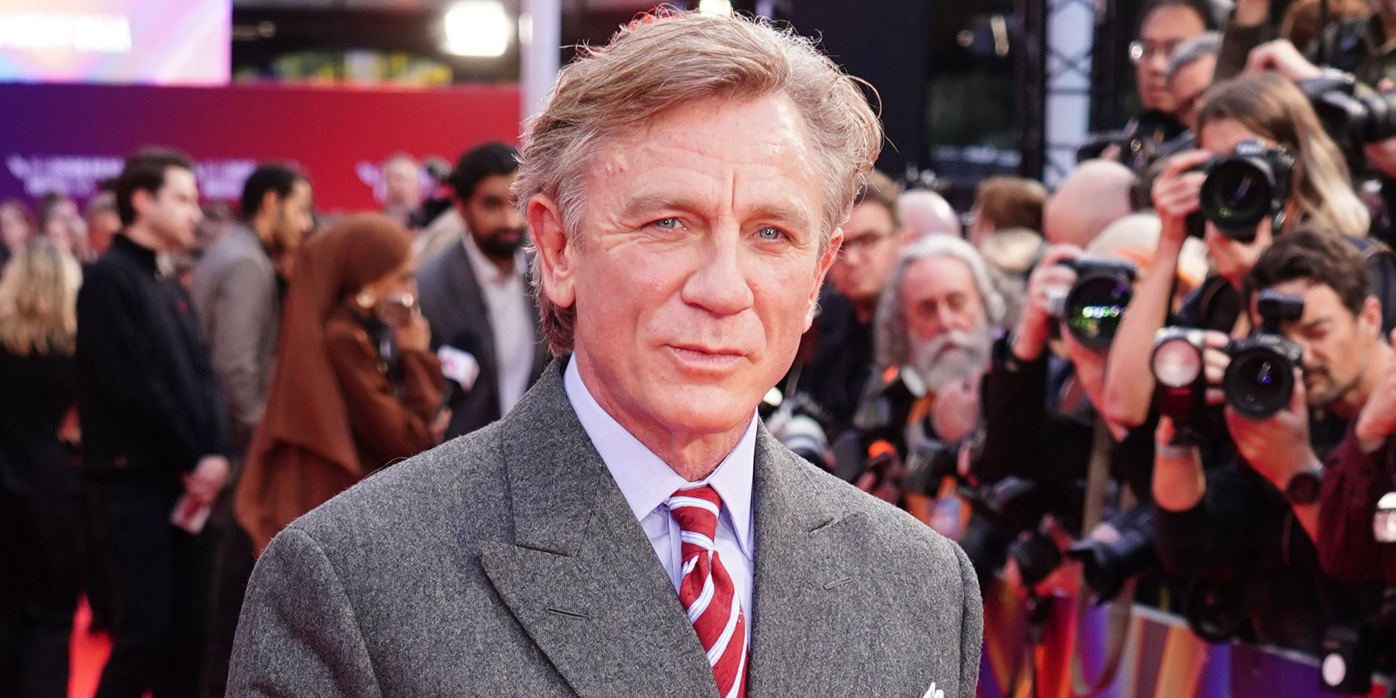 Daniel Craig on the red carpet