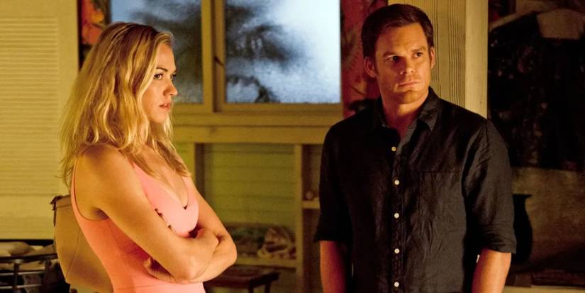 Dexter (Michael C. Hall) and Hannah (Yvonne Strahovski) in 'Dexter'