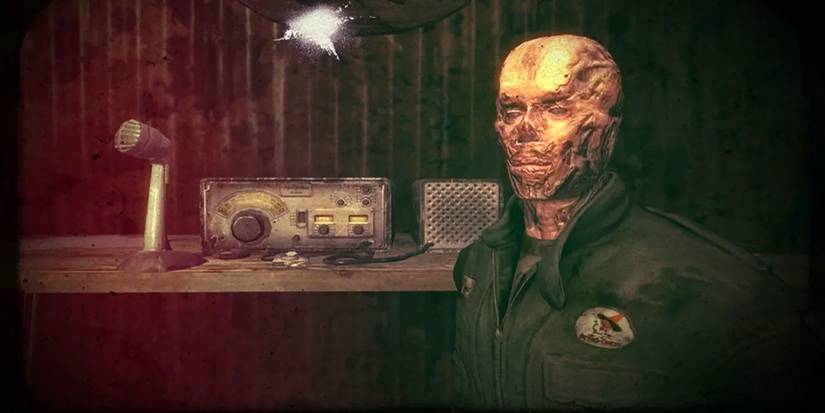  New Vegas near a radio.