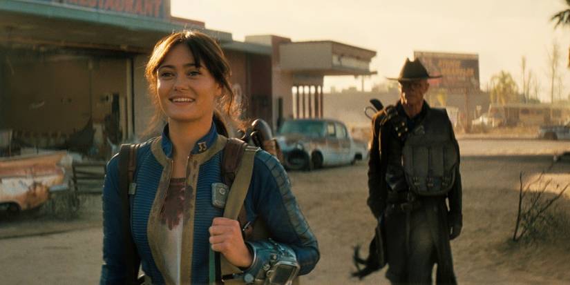 Ella Purnell and Walton Goggins in Fallout Season 2 Episode 4