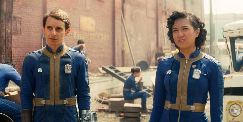 Moises Arias and Rachel Marsh in Fallout