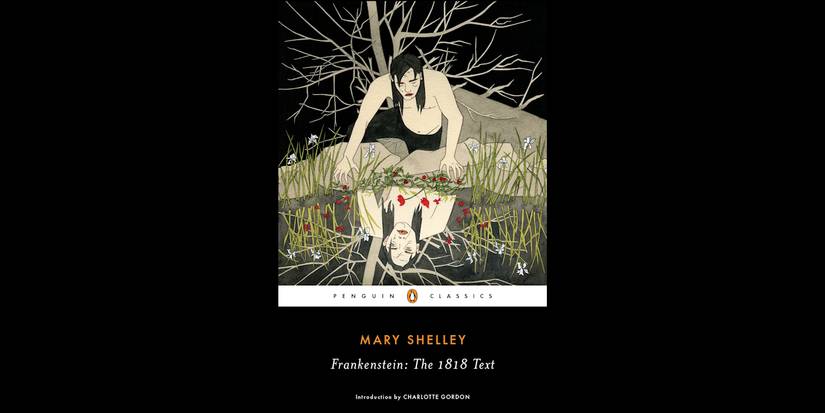 The cover of the book Frankenstein