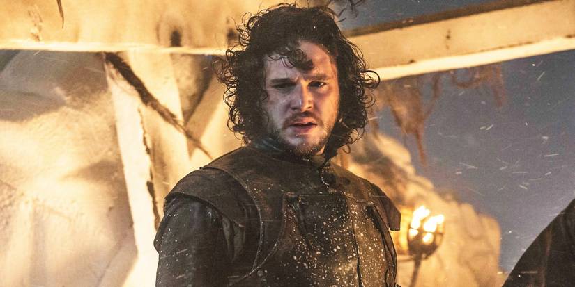 Game of Thrones' Jon Snow in the 2014  Episode The Watchers on the Wall.