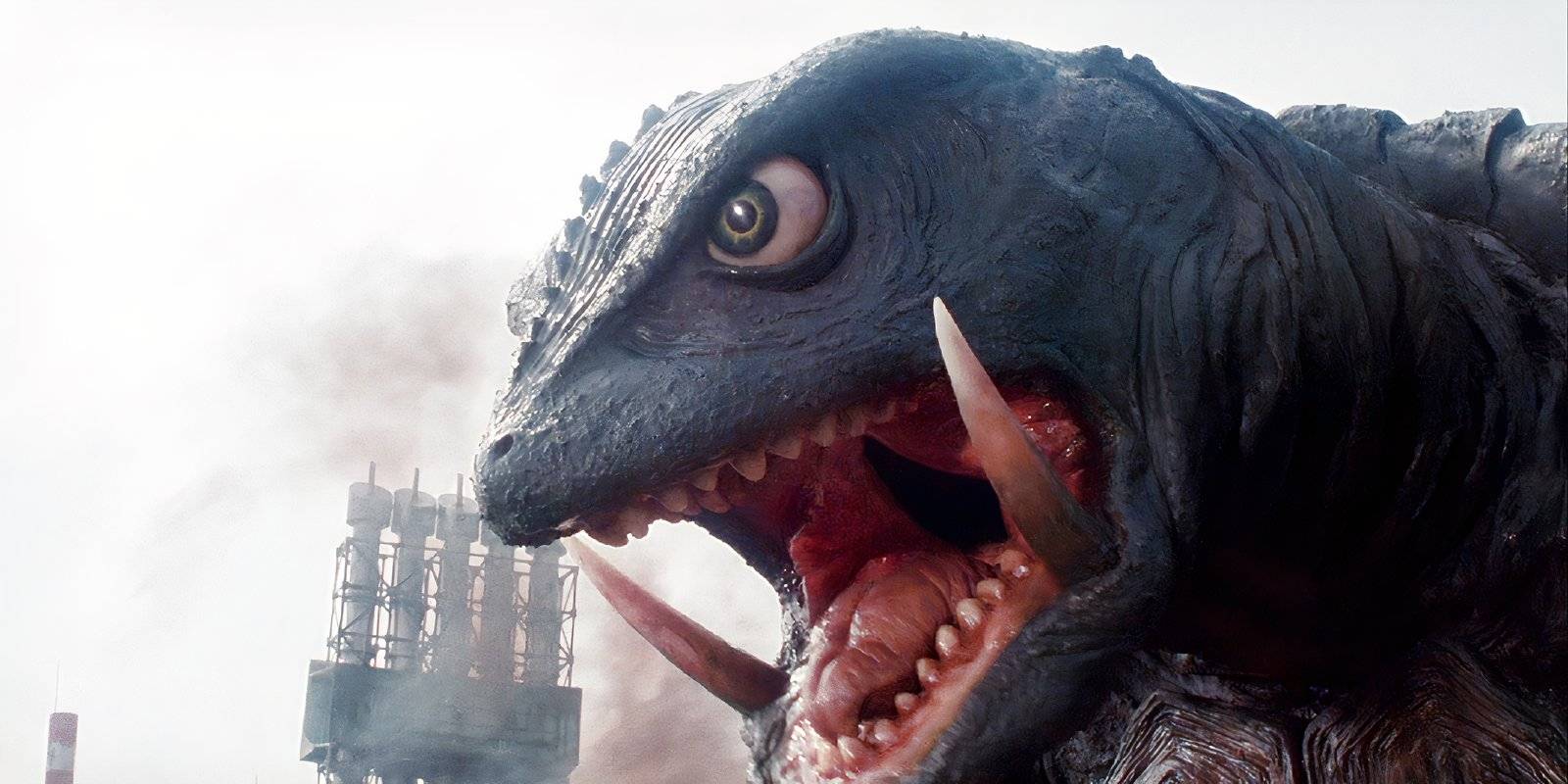 Gamera: Guardian of the Universe's monster turtle Gamera roaring.