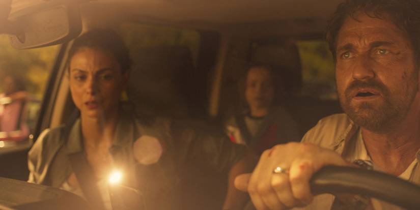 Allison and John looking out the windshield