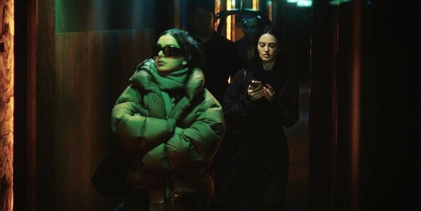 Charli XCX in a hotel in The Moment