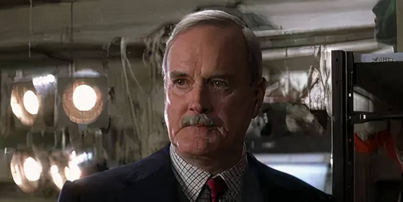 John Cleese as Q in 'Die Another Day'