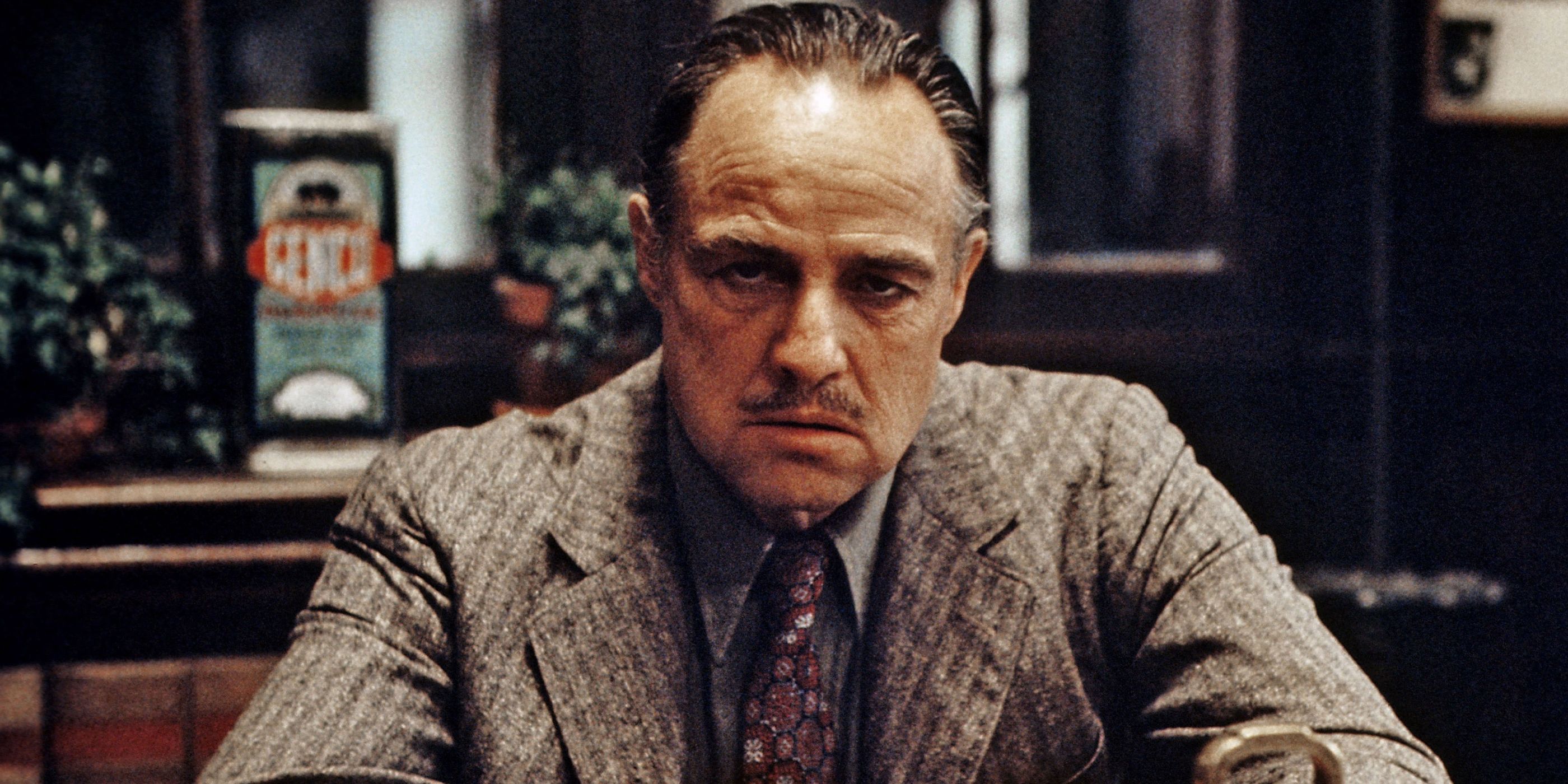 Marlon Brando as Vito in The Godfather.