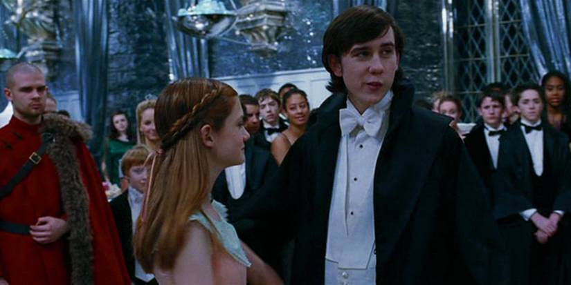 Neville and Ginny at the Yule Ball in 'Goblet of Fire'